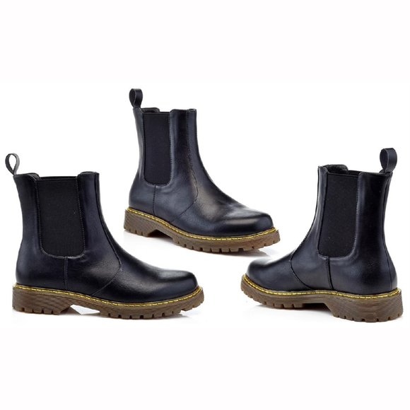 Charming Lady Shoes - Charming Lady Pull-On Elastic Combat Fashion Boots